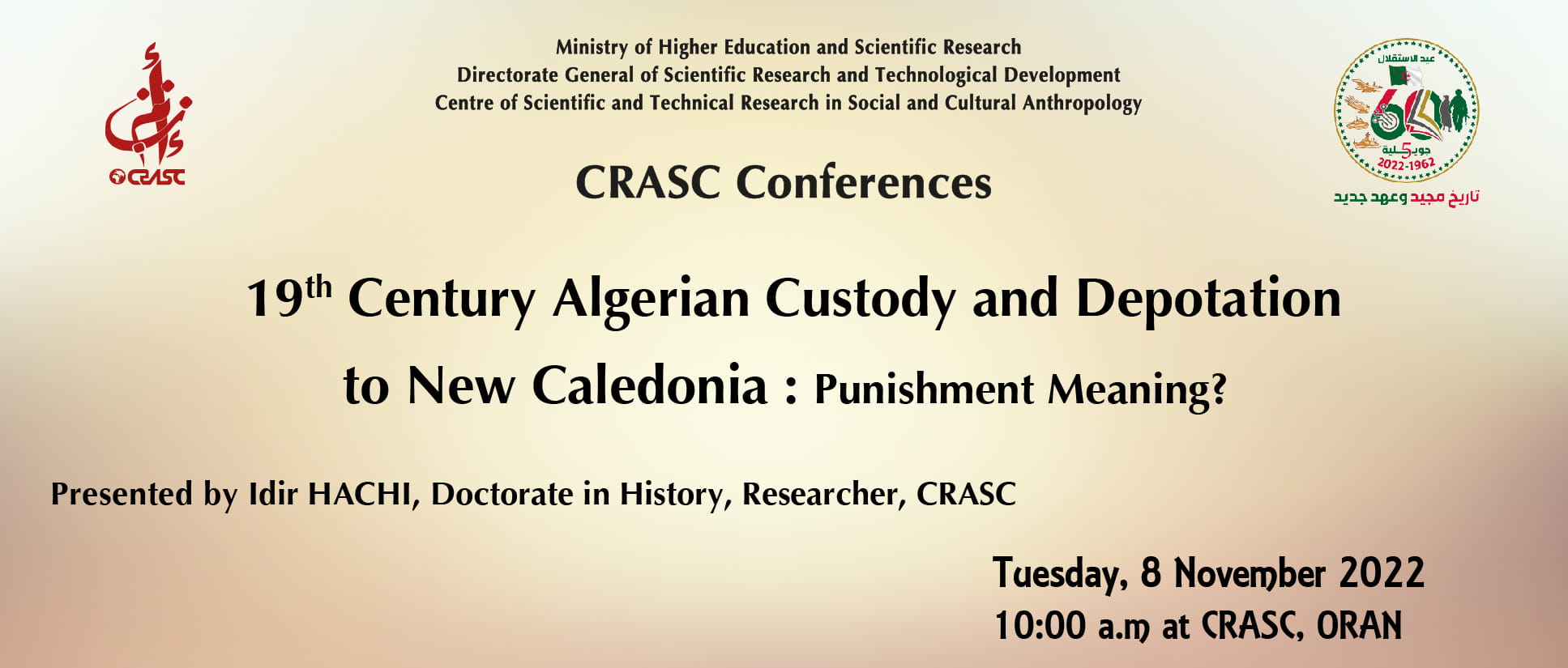 From administrative internment to the deportation of Algerians in the 19th century to New Caledonia: what does punishment mean?