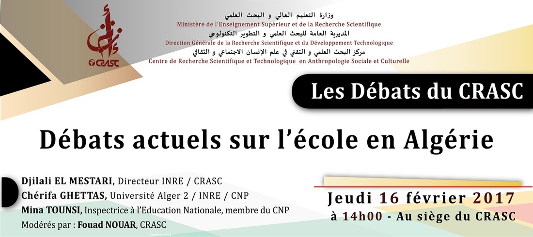 Débats actuels sur l'école en Algérie