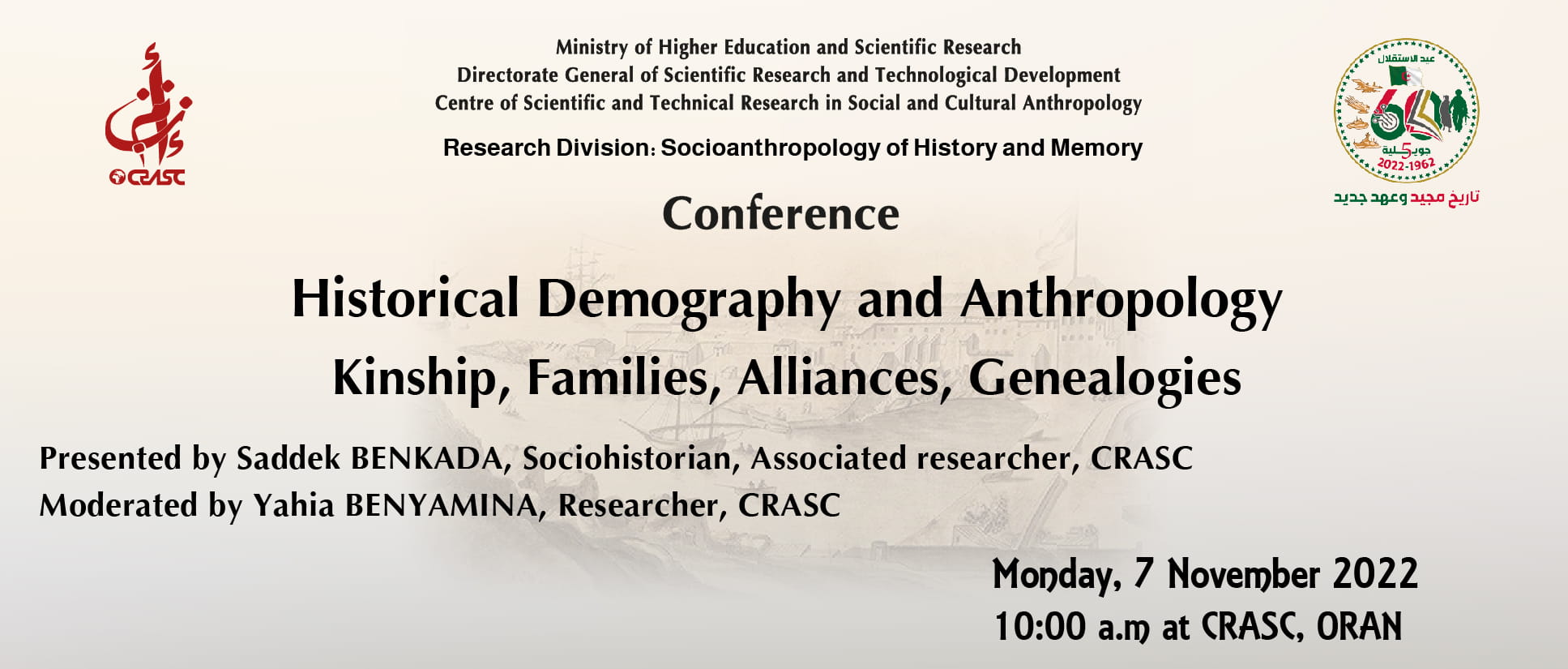 Historical Demography and Anthropology. Kinship, families, alliances, genealogies