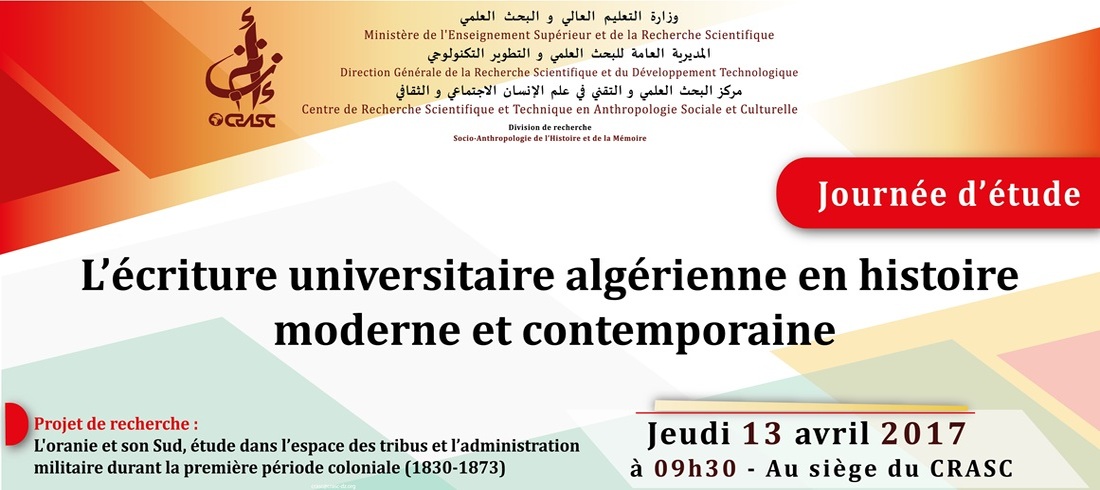 L’écriture universitaire algérienne en histoire moderne et contemporaine