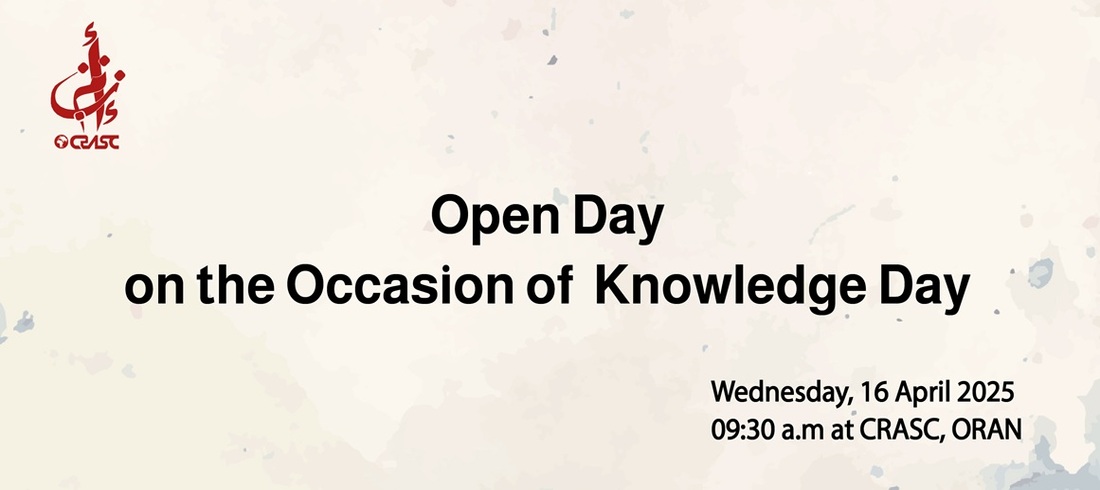 Open Day for Knowledge Day - The Role of Intangible Folk Heritage in Building the Value System of Algerian Society