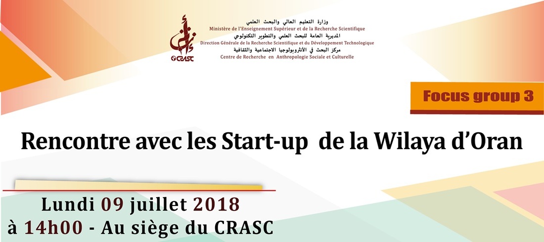Rencontre avec les Start-up de la Wilaya d’Oran