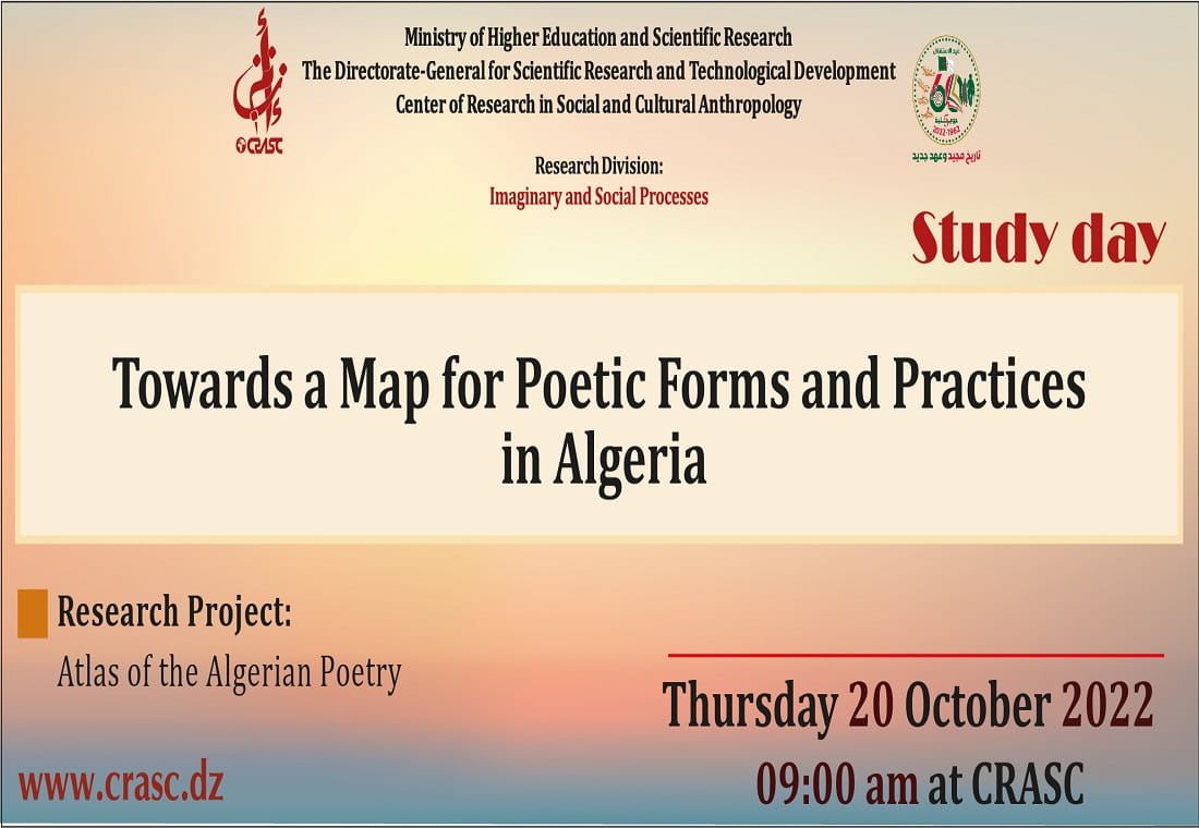 Towards a map of poetic forms and practices in Algeria