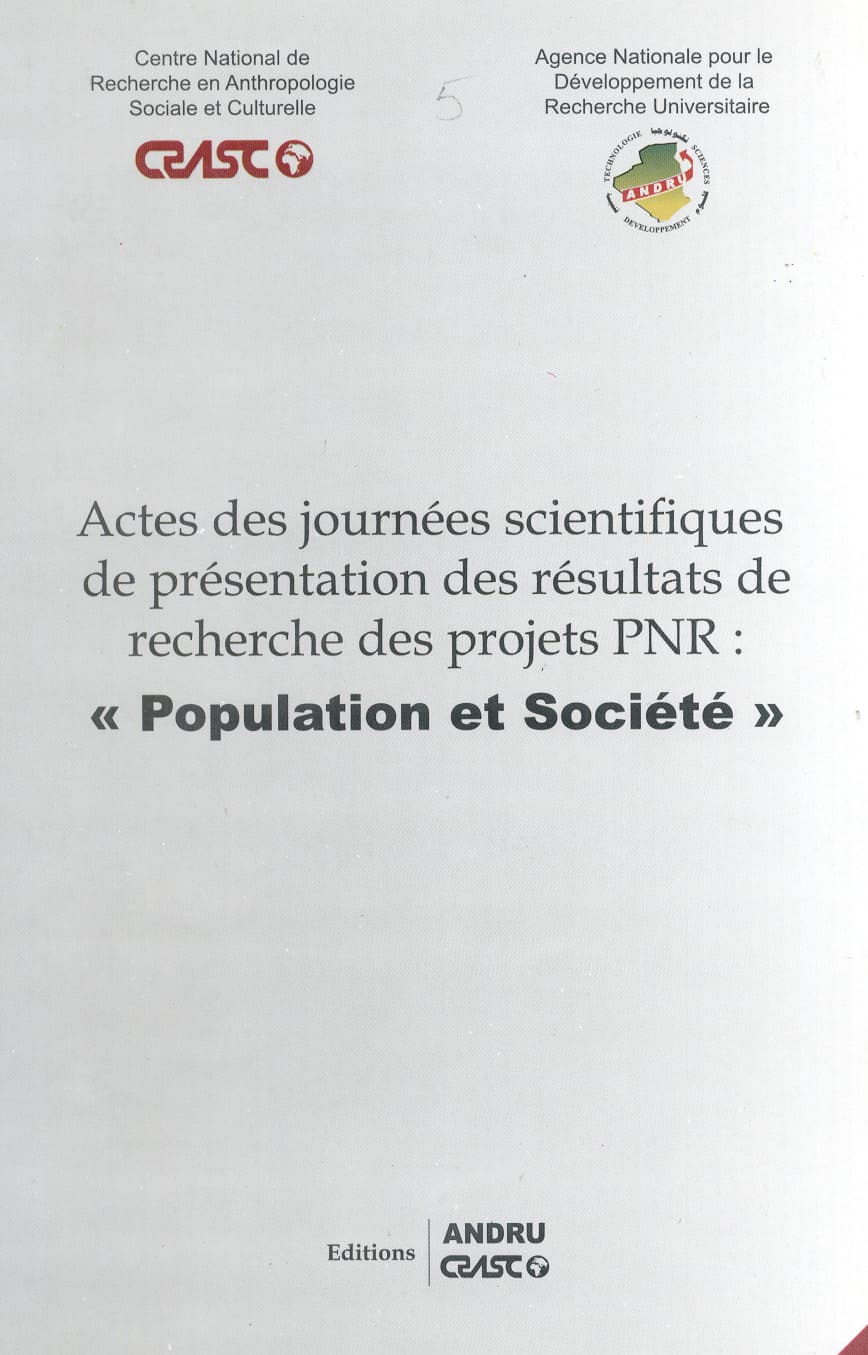 Actes des journées scientifiques des présentations des résultats des projets PNR : « Population et société »
